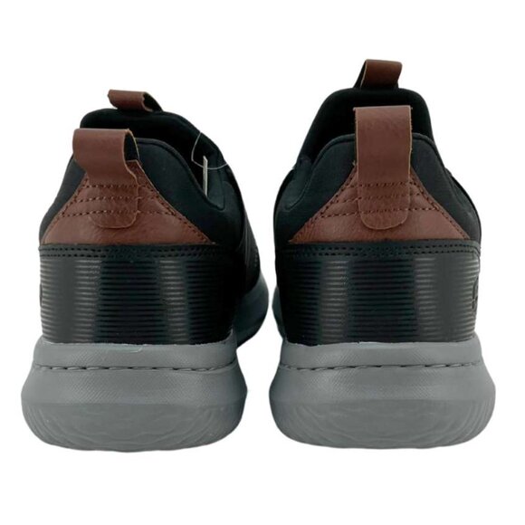 Skechers | Men's Slip On Running Shoes | Black & Grey | Various Sizes - Picture 5 of 6